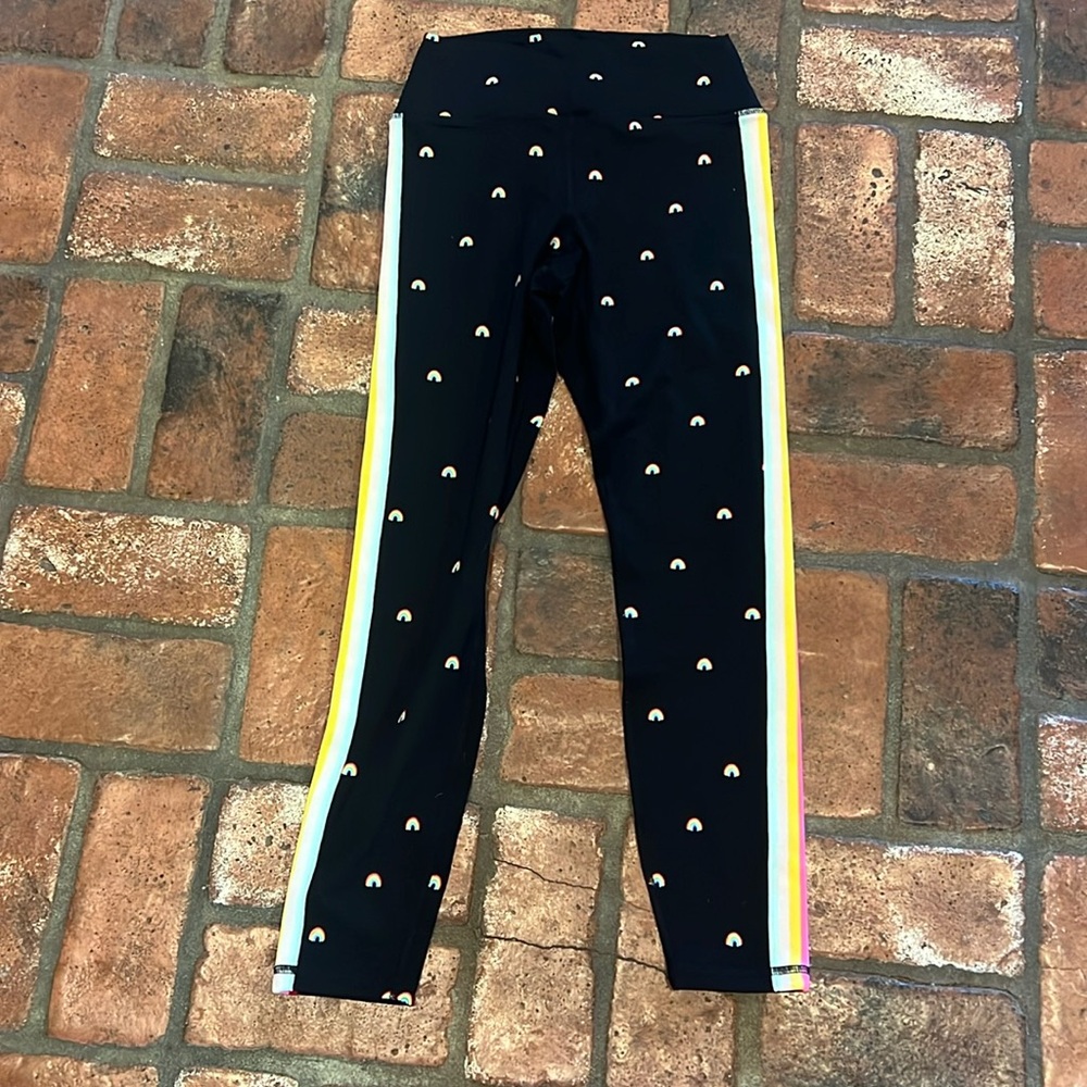 Spiritual gangster rainbow leggings